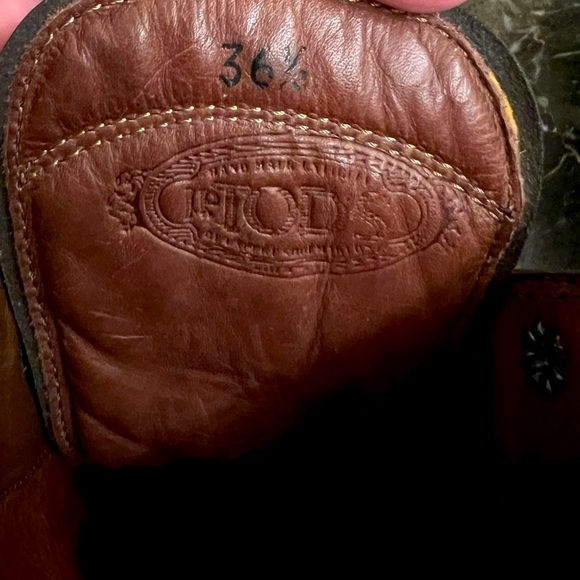 Tod’s lace up ankle buckle boots *brown* 36.5 - Picture 6 of 8